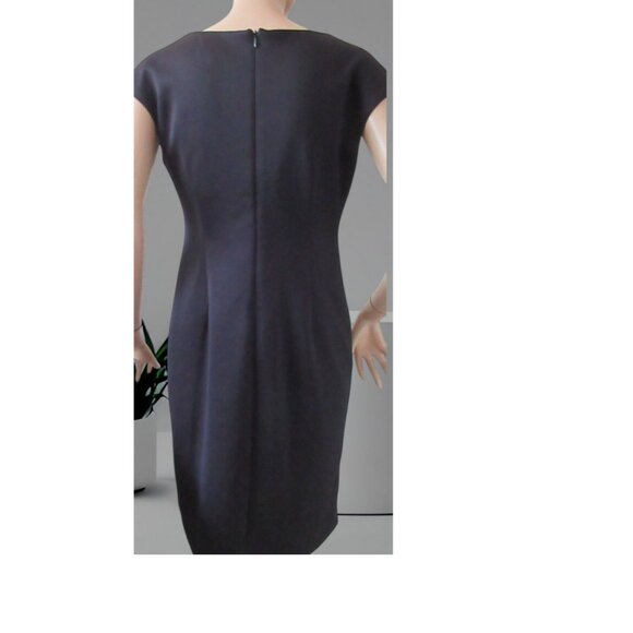 Laura Petites Black and White Sheath Dress Women's Size 6 - Picture 2 of 2